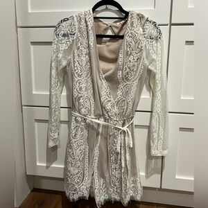 White Lace Romper